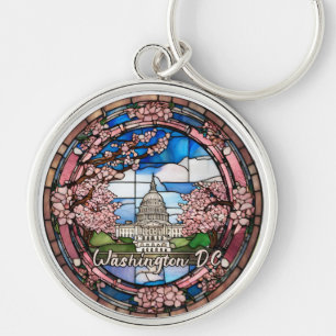 Porte-clés Fleur de cerisier personnalisée Washington DC