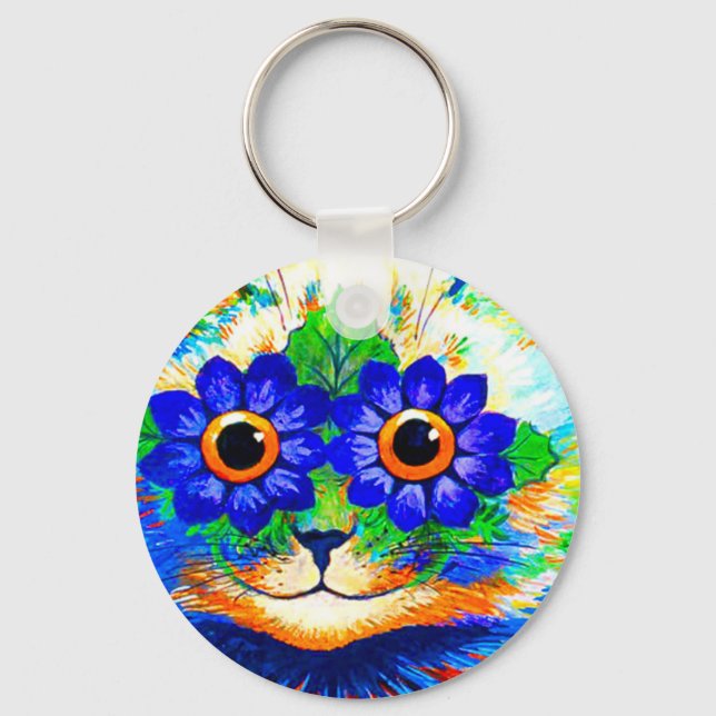 Porte-clés Fleur de chat (Recto)