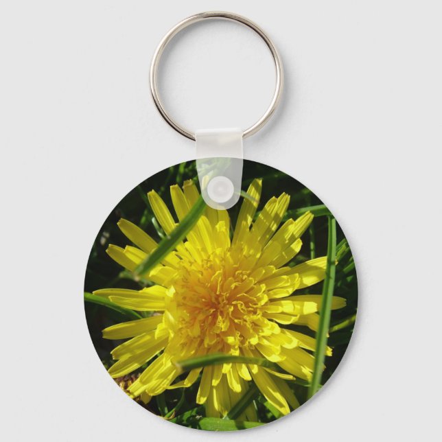 Porte-clés fleur de dandelion (Recto)