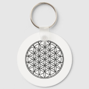 Porte-clés Fleur de la vie Simple Géométrie Sacrée