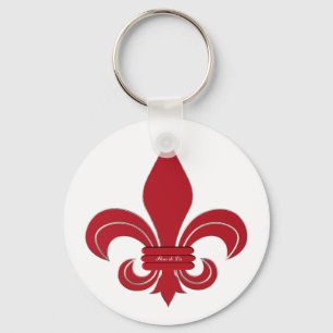 Porte-clés Fleur de Lis