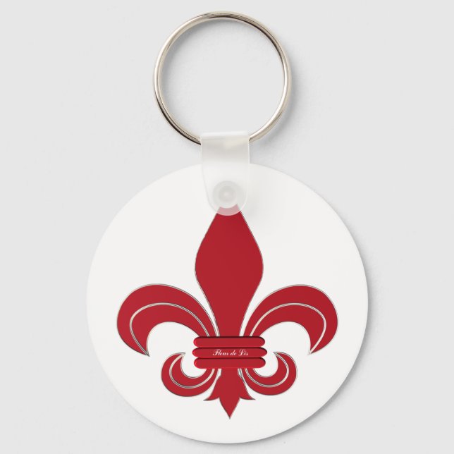 Porte-clés Fleur de Lis (Recto)
