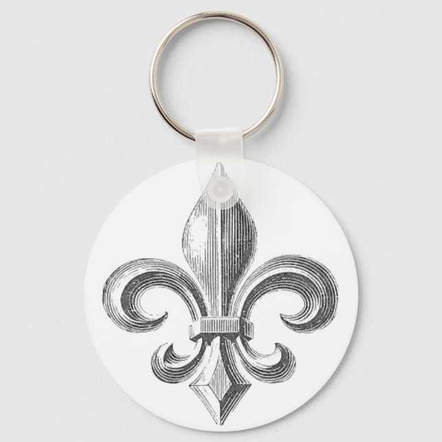 Porte-clés Fleur de Lis (Recto)