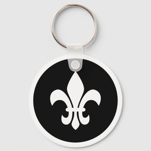 Porte-clés Fleur de Lis (Recto)