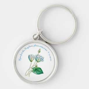 Porte-clés Fleur de lotus égyptienne vintage