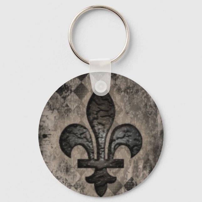 Porte-clés Fleur de Lys (Recto)