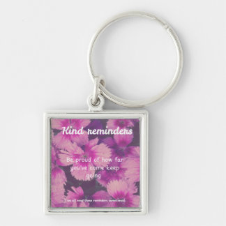Porte-clés Fleur de mots gentils pour continuer