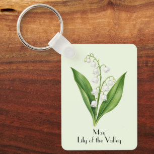 Porte-clés Fleur de Muguet de Mai 