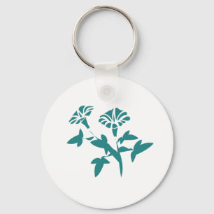 Porte-clés Fleur de Pétunia Stylisée