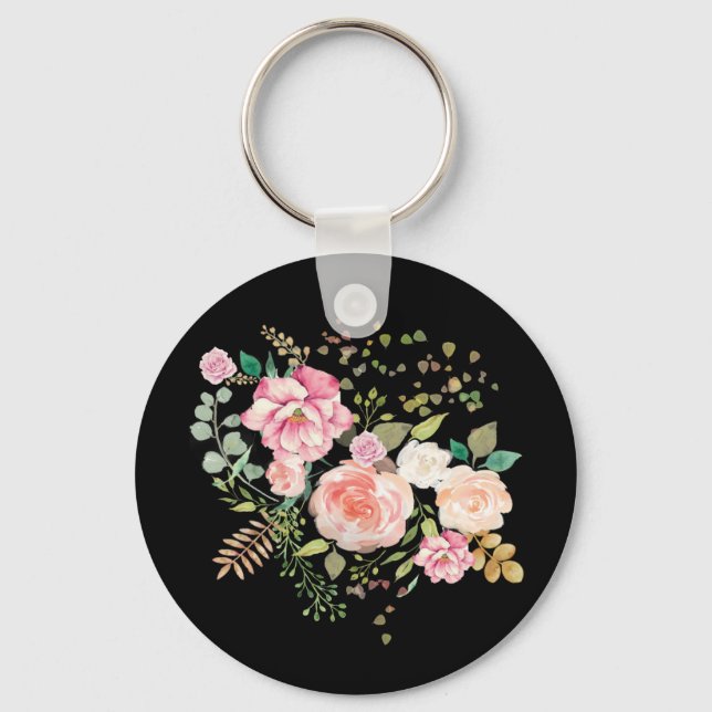 Porte-clés fleur de printemps (Recto)