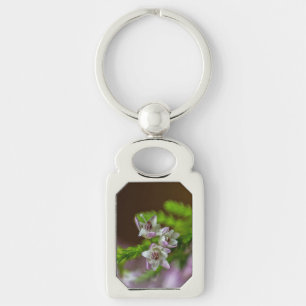 Porte-clés Fleur de printemps de Heather à feuillage persista