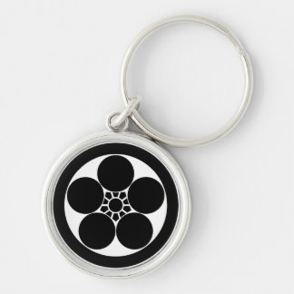 Porte-clés Fleur de prune de style Umebachi en cercle