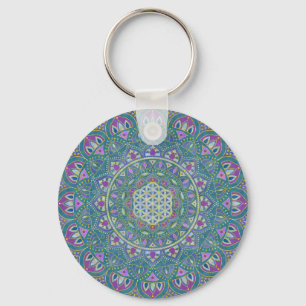 Porte-clés Fleur De Vie - Mandala India Style 1