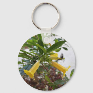 Porte-clés Fleur Jaune