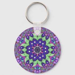 Porte-clés Fleur Mandala