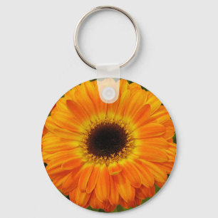 Porte-clés Fleur orange