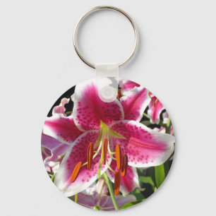 Porte-clés Fleur rose rose rose rose fleur rose fleur tropica