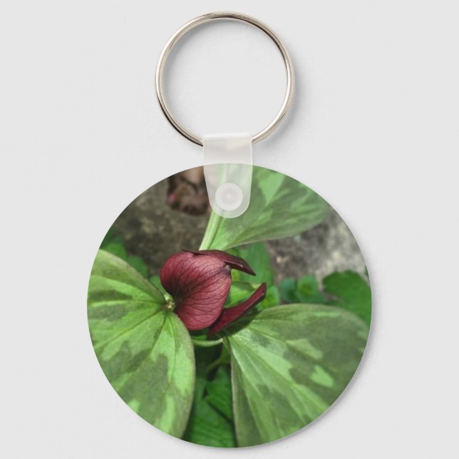 Porte-clés Fleur sauvage (Recto)