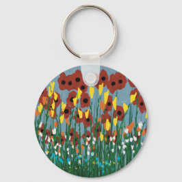 Porte-clés Fleur sauvage