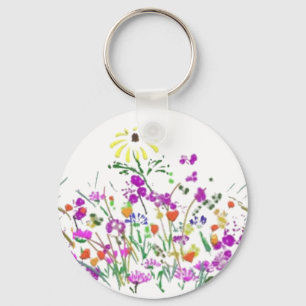 Porte-clés Fleur sauvage
