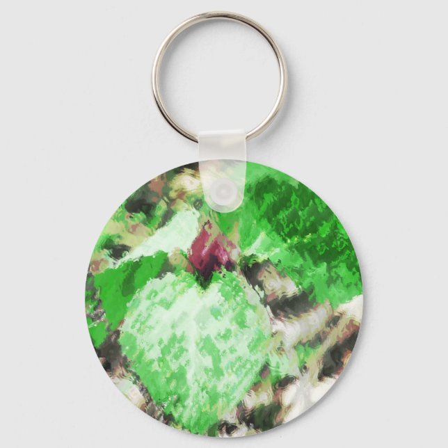 Porte-clés Fleur sauvage de printemps (Recto)