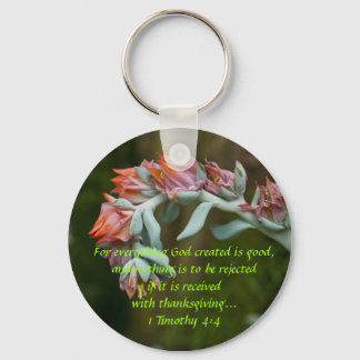Porte-clés Fleur Succulent