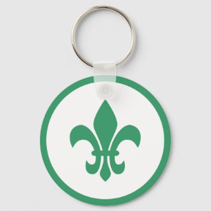 Porte-clés Fleur verte de Lis