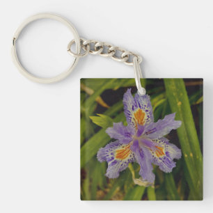 Porte-clés fleurir en violet