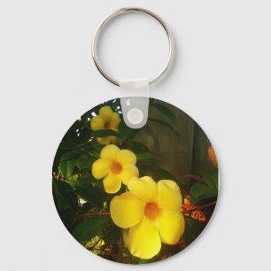 Porte-clés Fleurissez le jGibney 2014 jaune de plage de cacao