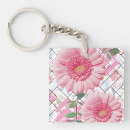 Porte-clés fleurs