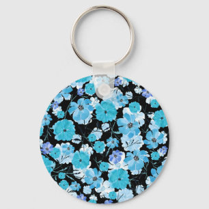 Porte-clés Fleurs aquarelles : Une Tapisserie délicate