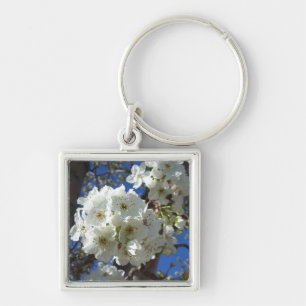 Porte-clés Fleurs blanches I Poirier ornemental