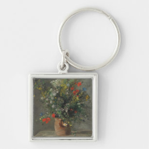 Porte-clés Fleurs dans un vase, c.1866