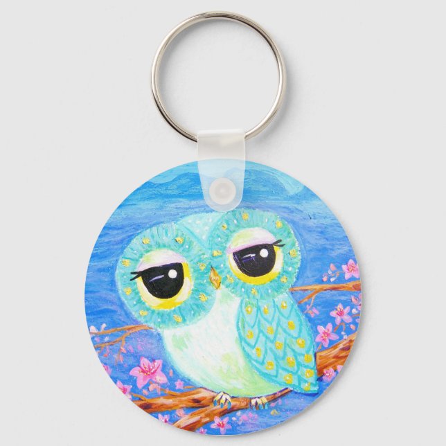 Porte-clés Fleurs de cerisiers (Recto)