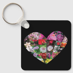 Porte-clés Fleurs_de_coeur