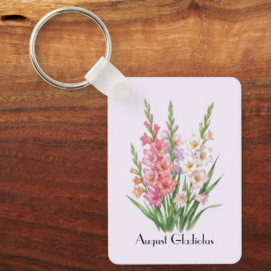 Porte-clés Fleurs de gladiolus d'août
