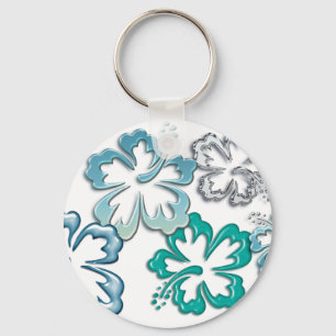 Porte-clés Fleurs de ketmie d'Aqua