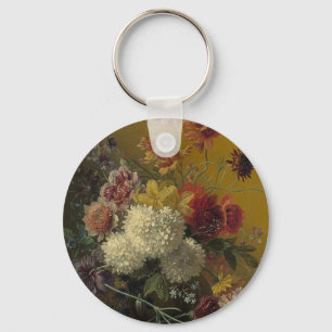 Porte-clés Fleurs de maître hollandais antique Georgius van O
