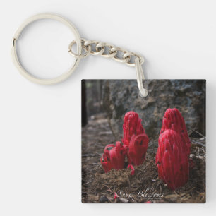 Porte-clés Fleurs de neige