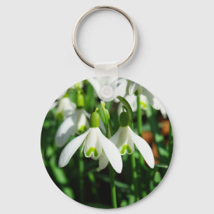 Porte-clés Fleurs de neige