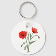 Fleurs de pavot rouges