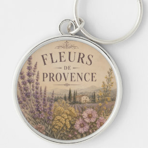 porte-clés fleurs de provence