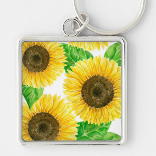 Porte-clés Fleurs de soleil