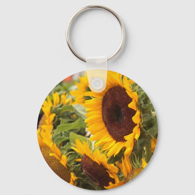Porte-clés Fleurs de soleil (Recto)