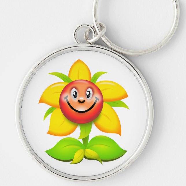 PORTE-CLÉS FLEURS DE VISAGE (Devant)