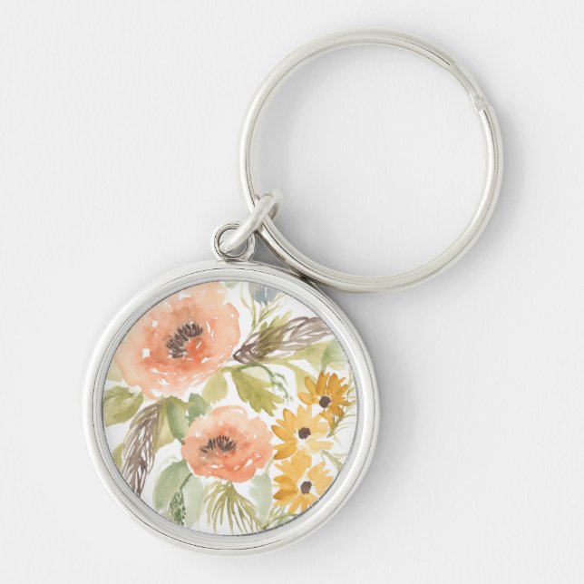 Porte-clés Fleurs D'Été Fin I (Devant)