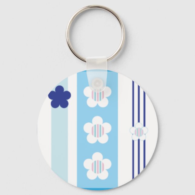 Porte-clés Fleurs d'hiver (Recto)