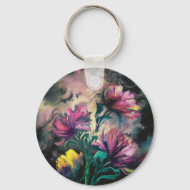 Porte-clés Fleurs florissantes