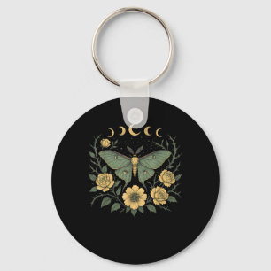 Porte-clés Fleurs Goblincore Papillon et Papillon Cottagecore