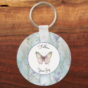 Porte-clés Fleurs Lavande Jolies Romantiques
